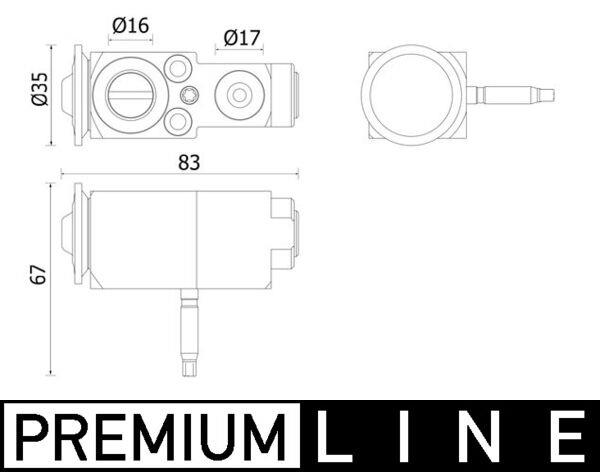 Supapa de expansiune A/C - MAHLE