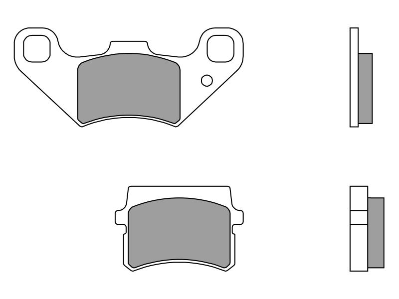Placute de frana - BREMBO