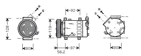 Compresort A/C - STARLINE