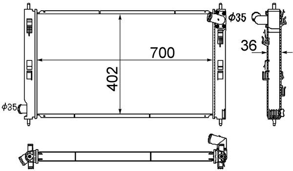 Radiator - MAHLE