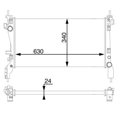 Radiator - MAHLE