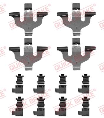 Set de accesorii plăcuțe de frână - QUICK BRAKE