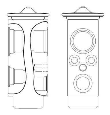 Supapa de expansiune A/C - MAHLE