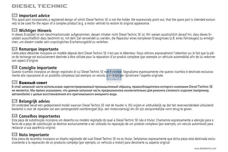 Lumină de marcare - DT SPARE PARTS