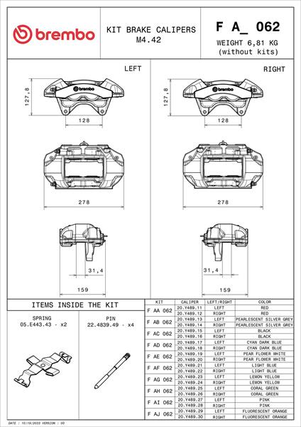 Etrier de frana - BREMBO