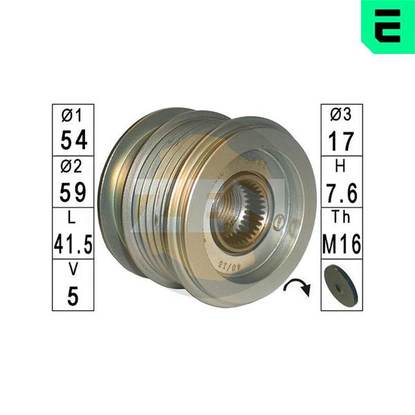 Rolie de rulare a alternatorului - ERA