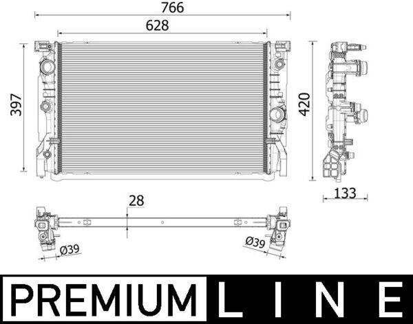 Radiator - MAHLE