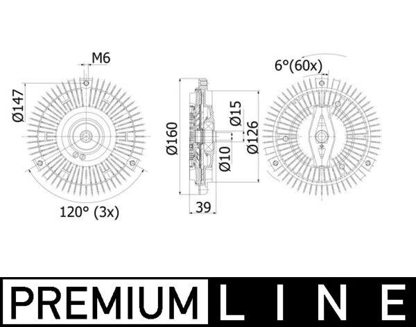 Ambreiaj ventilator - MAHLE