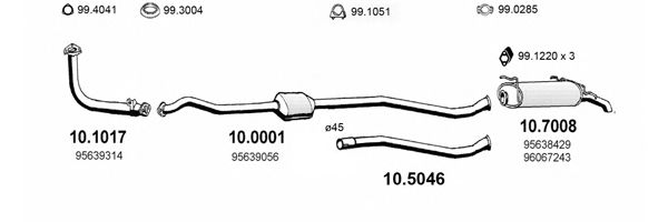 set placute frana,frana disc - ATE