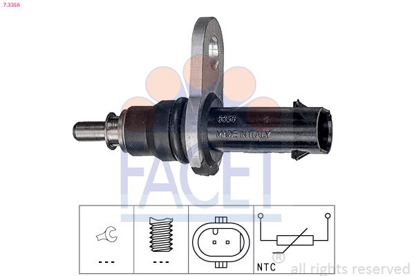 Senzor de temperatura lichidului de racire - FACET