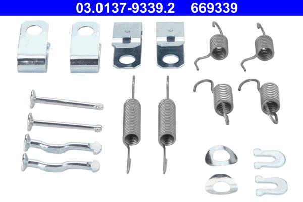 Set de accesorii saboți de frână - ATE