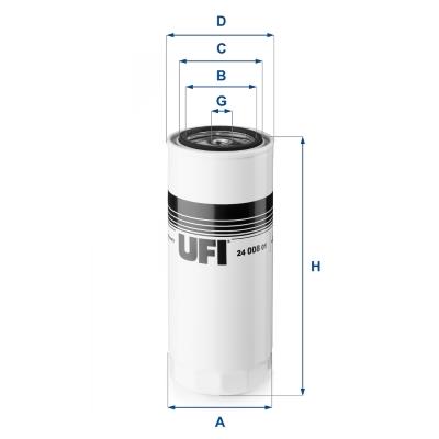 Filtru de combustibil - UFI