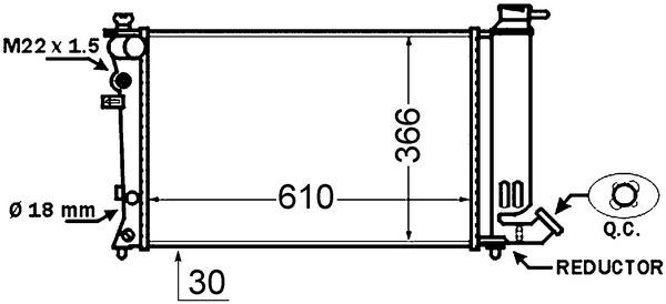Radiator - MAHLE