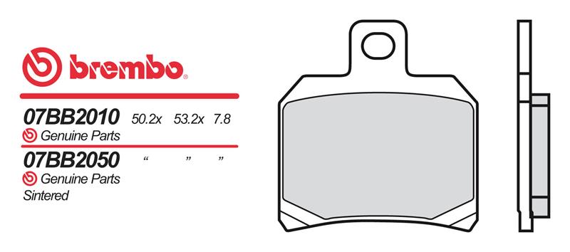Placute de frana - BREMBO