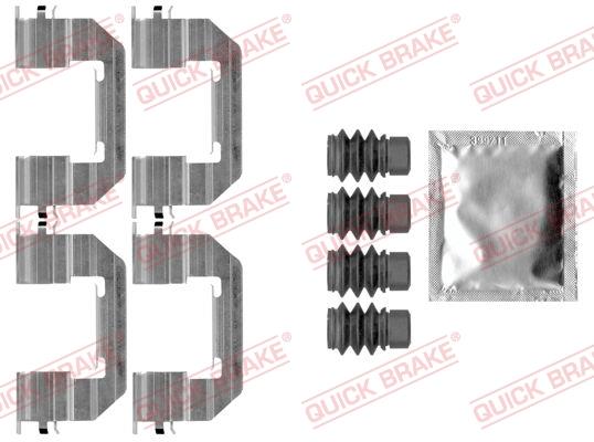 Set de accesorii plăcuțe de frână - QUICK BRAKE
