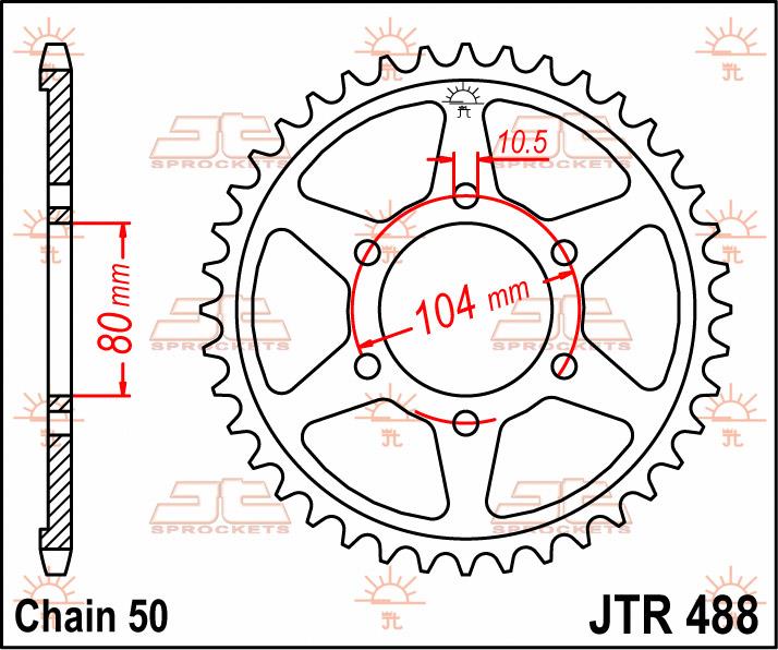 Pinion lanț de transmisie - JT