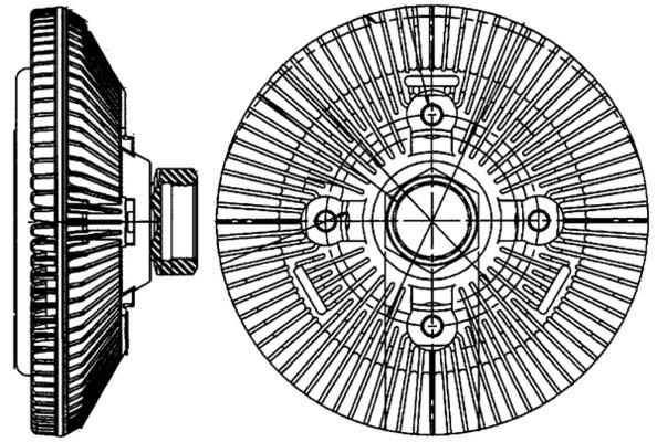 Ambreiaj ventilator - MAHLE