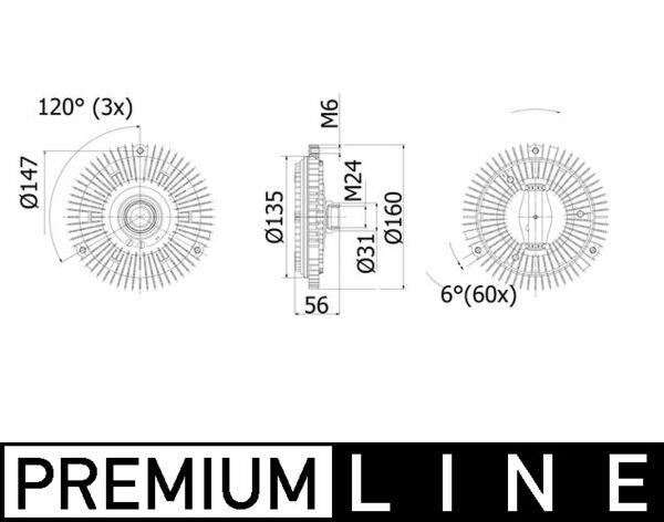 Ambreiaj ventilator - MAHLE