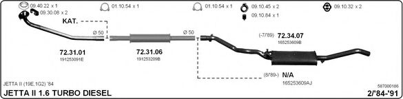 ATE Brake Pad Set, disc brake 12146407 - ATE