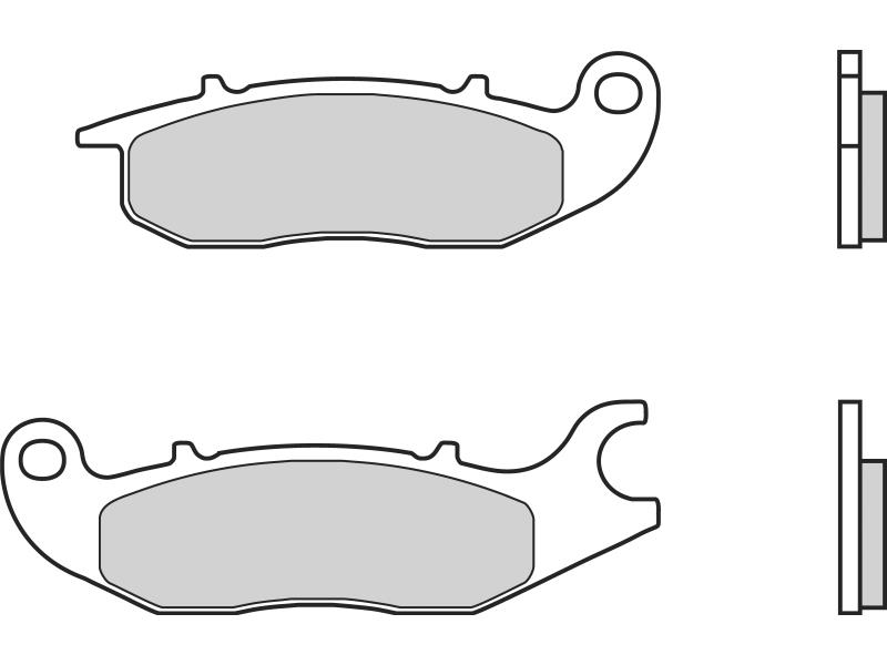 Placute de frana - BREMBO