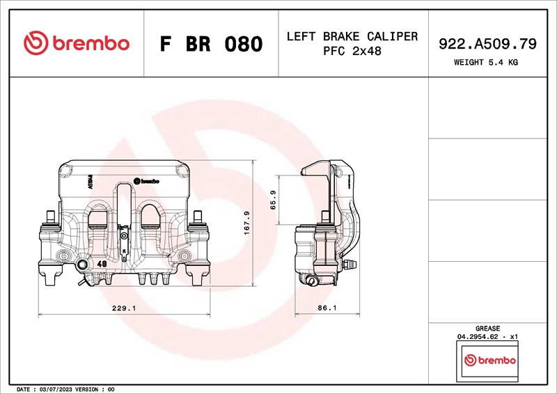 Etrier de frana - BREMBO
