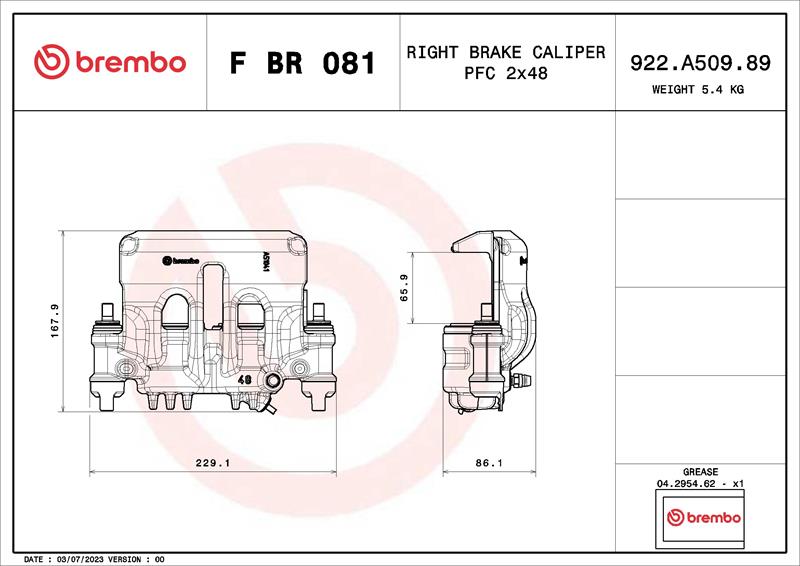 Etrier de frana - BREMBO