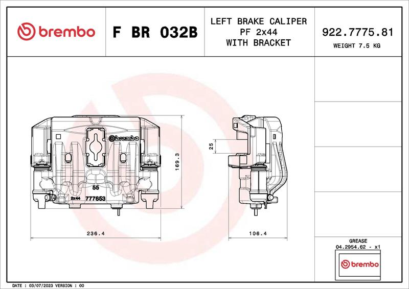 Etrier de frana - BREMBO