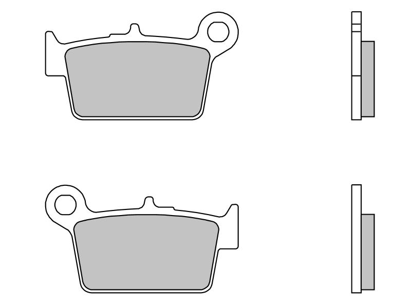Placute de frana - BREMBO