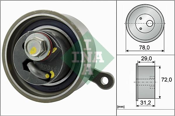 Fulie intinzator curea - INA