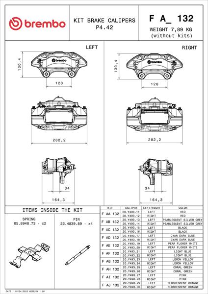 Etrier de frana - BREMBO