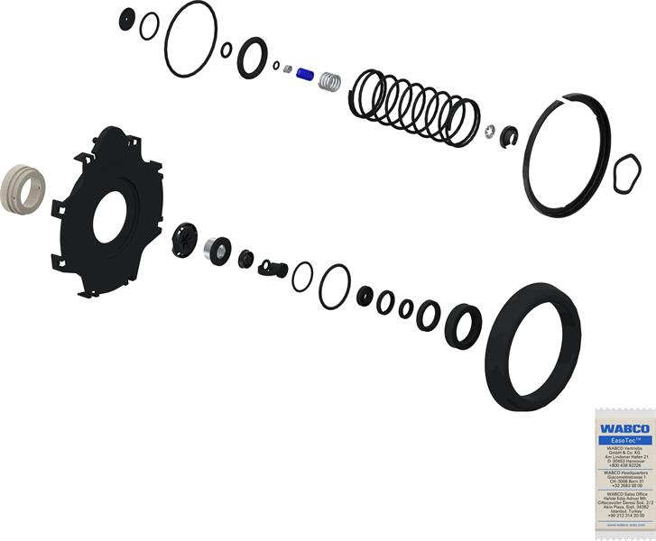 Kit de reparare a servomotorului ambreiajului - WABCO