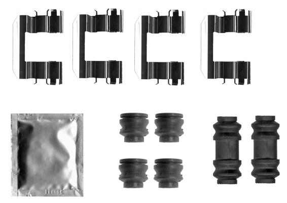 Set de accesorii plăcuțe de frână - TEXTAR
