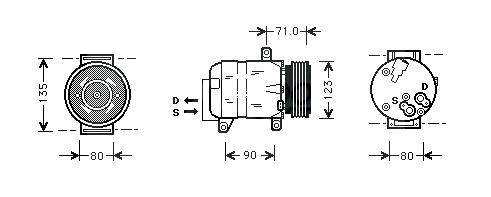 Compresort A/C - STARLINE