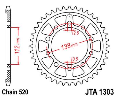 Pinion lanț de transmisie - JT