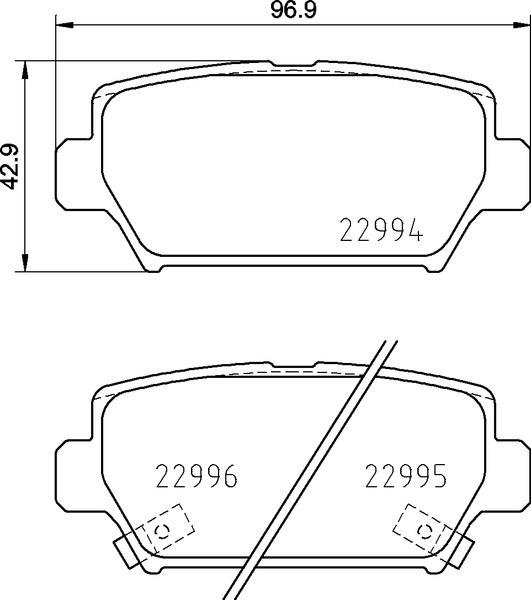 Placute de frana - BREMBO