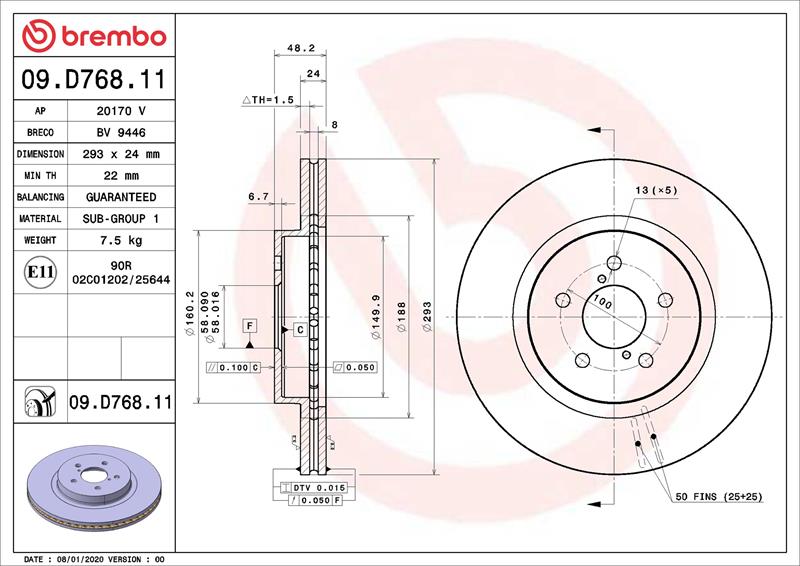 Disc de frana - BREMBO