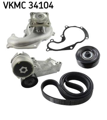 Set curea trapezoidale cu pompă de apă - SKF