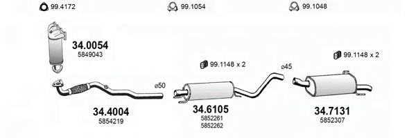Capacul frontal - STARLINE
