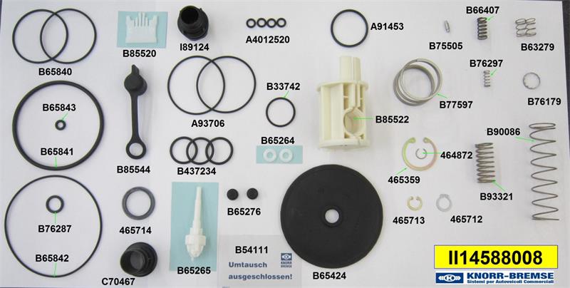 Kit de reparare a filtrului uscătorului de aer - KNORR