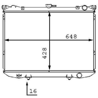 Radiator - MAHLE