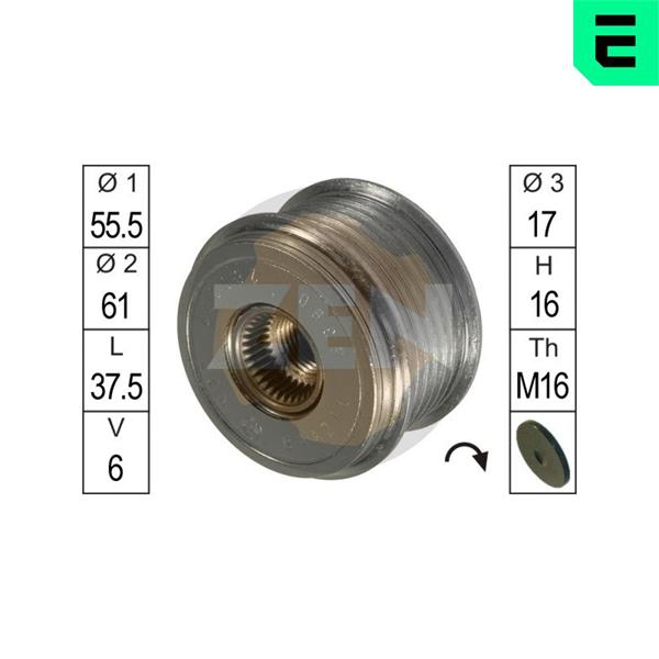 Rolie de rulare a alternatorului - ERA