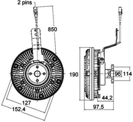 Ambreiaj ventilator - MAHLE