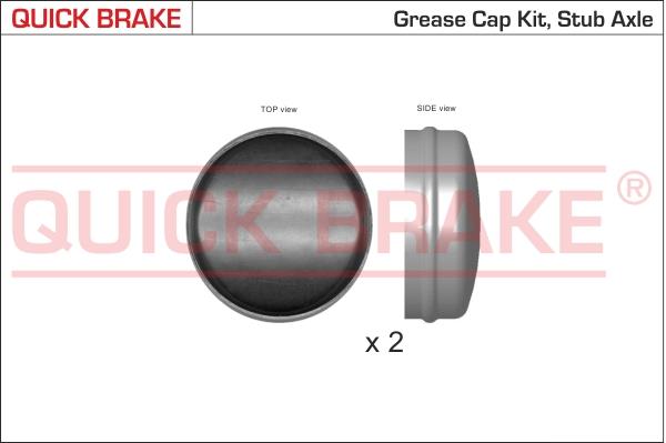 Capac rulment roata - QUICK BRAKE