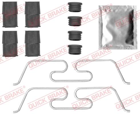 Set de accesorii plăcuțe de frână - QUICK BRAKE
