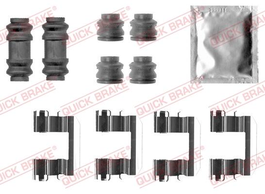 Set de accesorii plăcuțe de frână - QUICK BRAKE