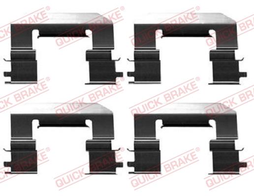 Set de accesorii plăcuțe de frână - QUICK BRAKE