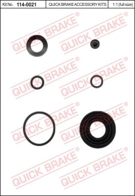 Kit de reparare etrier de frână - QUICK BRAKE
