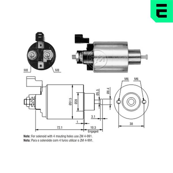 Comutator solenoid - ERA