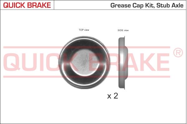 Capac rulment roata - QUICK BRAKE