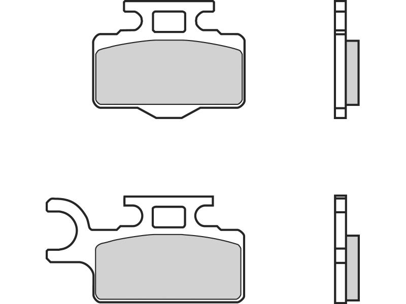 Placute de frana - BREMBO